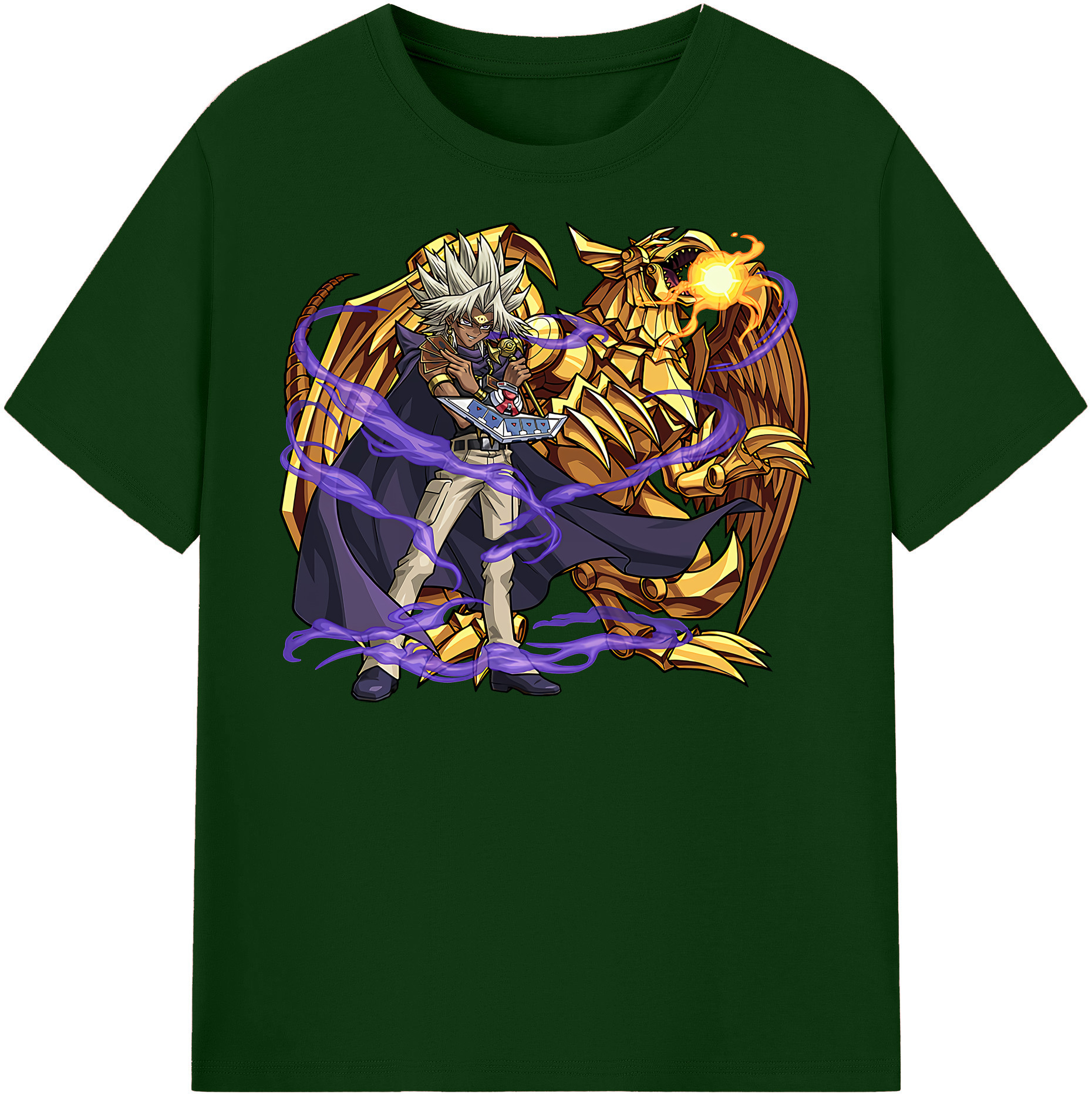 （画像用） 遊☆戯☆王 Yu-Gi-Oh! 綿100％半袖Tシャツ（フロントプリント）